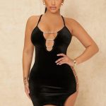 فستان ضيق قصير - كود 3016