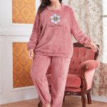 بجامه فرو حريمي - كود 10008