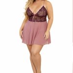 قميص نوم قصير دلع - كود 2414