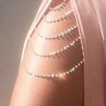 سلسله للساق بوهو كريستاليه - كود 4013