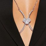 سلسله صدر علي شكل قلب - كود 4016