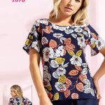 بيجامه شورت حريمي - كود 1078