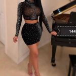 طقم شفاف قطعتين سكسي - كود 196