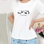 بيجامه شورت حريمي - كود 3644