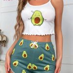 بيجامه شورت حريمي مثيره - كود 3724