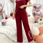 بيجامه نوم نص كم للعرايس - كود 4720