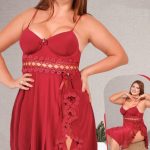 بيبي دول احمر قصير - كود 0391