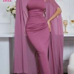 دريس مثير بالروب شفاف - كود 1012