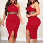 فستان قصير مثير ضيق - كود 1122