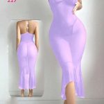 لانجري طويل للعرايس شفاف - كود 117