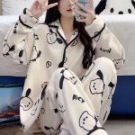 بيجامة حريمي شتوي قطيفة - كود 20005