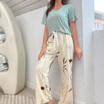 بيجامه نص كم حريمي - كود 2041