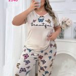 بيجامه نوم قطن - كود 2146