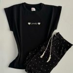 بجامه حريمي ربع كم - 3496