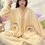 بيجامه حريمي شتوي للعرايس - كود 3539