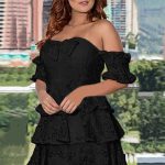 فستان كب قصير - كود 550