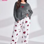 بيجامه قطيفه للعرايس - كود 6260