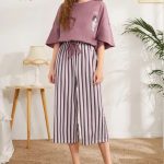 بيجامه اوفر سايز برمودا - كود 8098