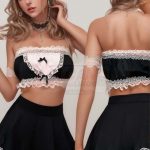 لانجري توب و ميني جيب - كود X2