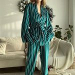 بيجامه حريمي روب دافئة - كود R011