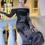 فستان طويل للبنات - كود 0112