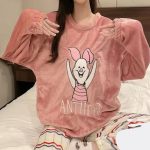 بيجامه قطيفه حريمي - كود 10048