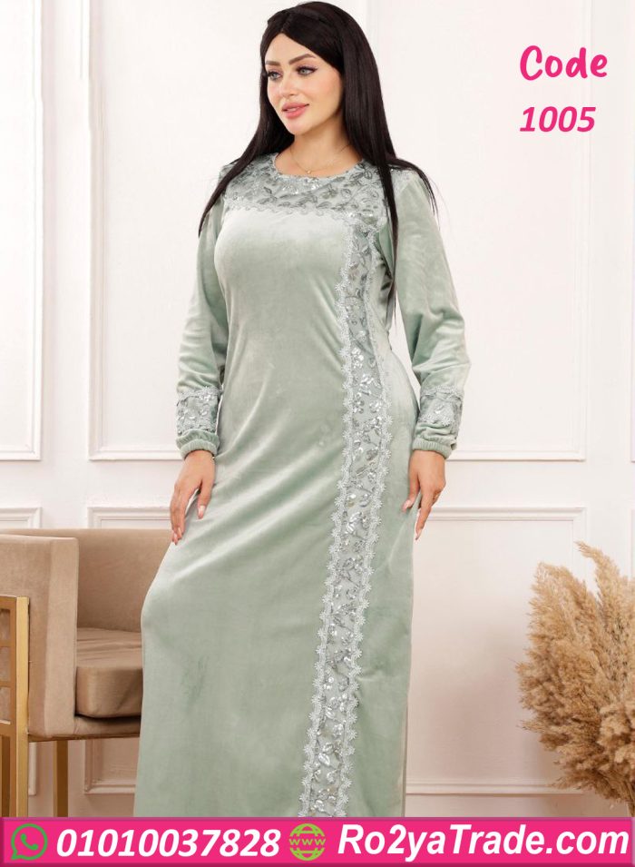 عبايه قطيفه شتوي حريمي - كود 1005