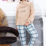 بيجامه شتوي دفايه حريمي - كود 1070