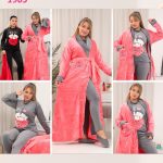 بيجامه قطيفه للعرايس 7 قطع - كود 1905