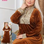 عباية شتوي بيتي مع تفاصيل ناعمة - كود 2000