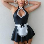 قميص نوم الشغاله جلد - كود 2414