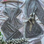 بيجامه قطيفه حريمي - كود 297