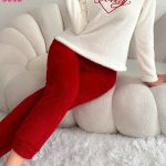 بيجامه حريمي للعروسه شتوي - كود 3012