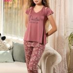 بيجامه حريمي برمودا - كود 3061