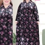 عباية بيتية شتوي قطيفة - كود 3509