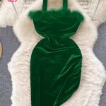 قميص قطيفه قصير - كود 417