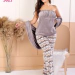 بيجامه حريمي شتوي تصميم حصري - كود 5021