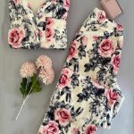 بيجامه فرو مشجر حريمي - كود 5346