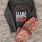 ترنج شتوي قطن يدفي حريمي - كود 5834