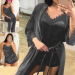 بيجامه 4 قطع للعرايس - كود 590