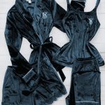 طقم 4 قطع بالروب قطيفه - كود 602