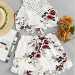 شورت حريمي بيتي بتفاصيل أنيقة - كود 666