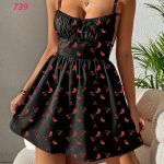 قميص اسود قصير - كود 739