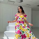 فستان طويل مثير للبحر- كود 879