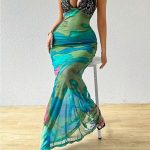 فستان طويل سكسي - كود 975