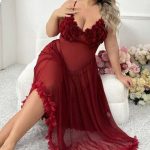 قميص نوم طويل شفاف - كود B169