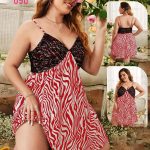 فستان لانجري قصير - كود 050