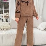 بيجامه فرو قطعتين حريمي - كود 111