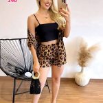 هوت شورت بالروب حريمي - كود 140