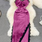 قميص قطيفه طويل - كود 209